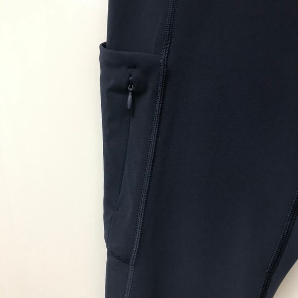 Athleta All In Crops Navy with Pockets S - Picture 3 of 7